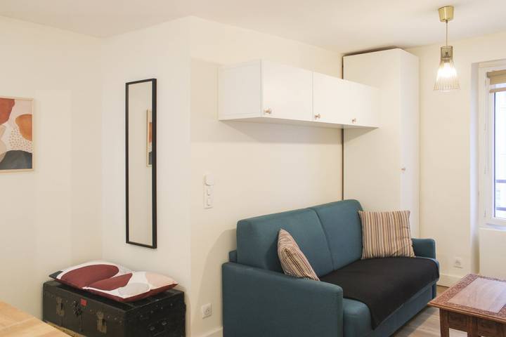 Studio voor 2 personen, met balkon, kindvriendelijk in Parijs