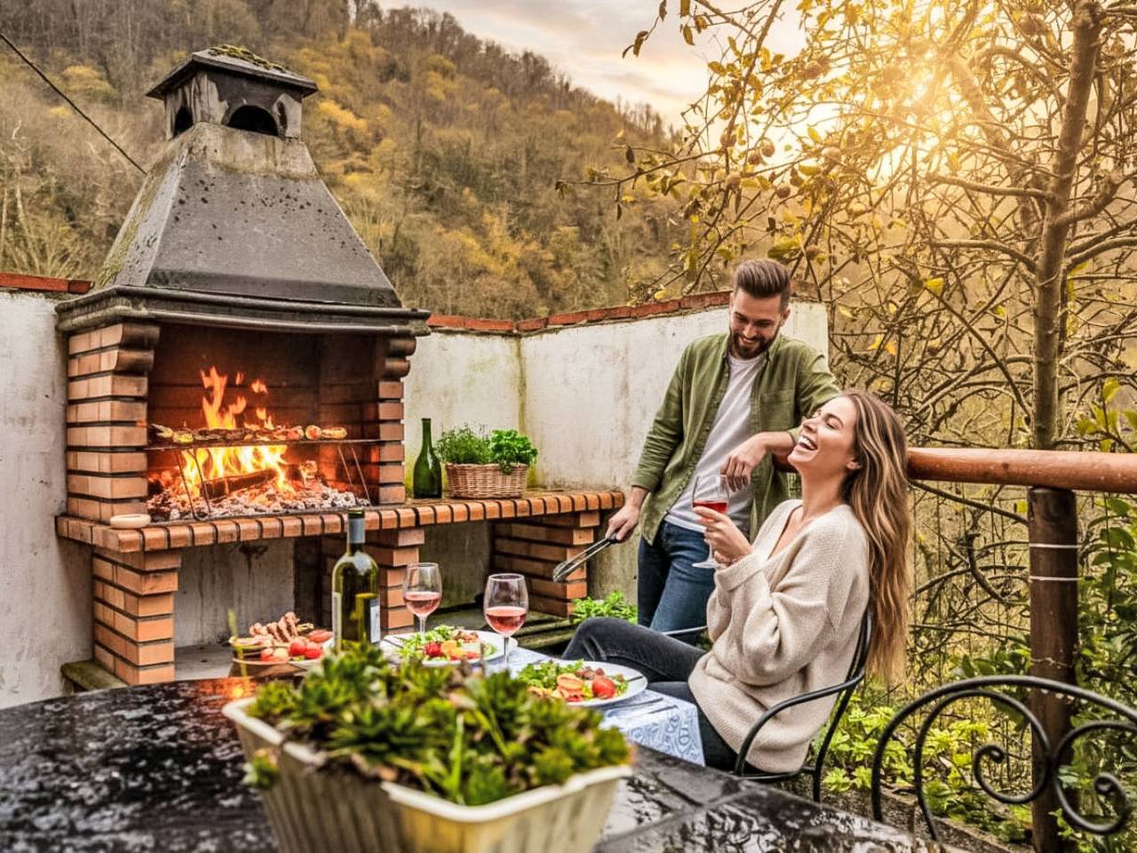 Appartement entier, Jacuzzi, Kamin, Grill und spektakuläre Aussicht in Proaza, Chaîne Cantabrique