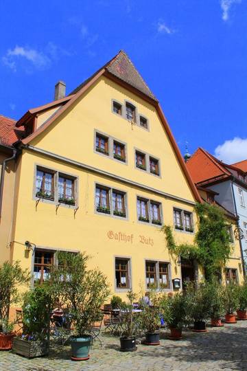 BnB für 2 Personen, mit Ausblick, mit Haustier in Rothenburg ob der Tauber