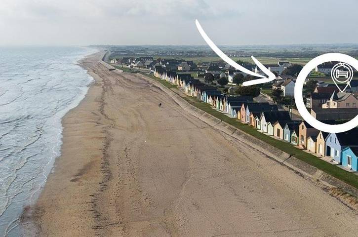 Gîte pour 4 personnes, avec jardin et vue à Ravenoville