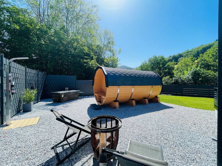 Chalet 'Voralpen Lodge' mit Wellnessbereich, Bergblick & Wlan - Nur für Erwachsene in Traisen (Österreich), Mostviertel