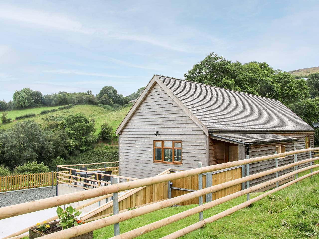 Lodge für 5 Personen mit Garten in Shropshire Hills