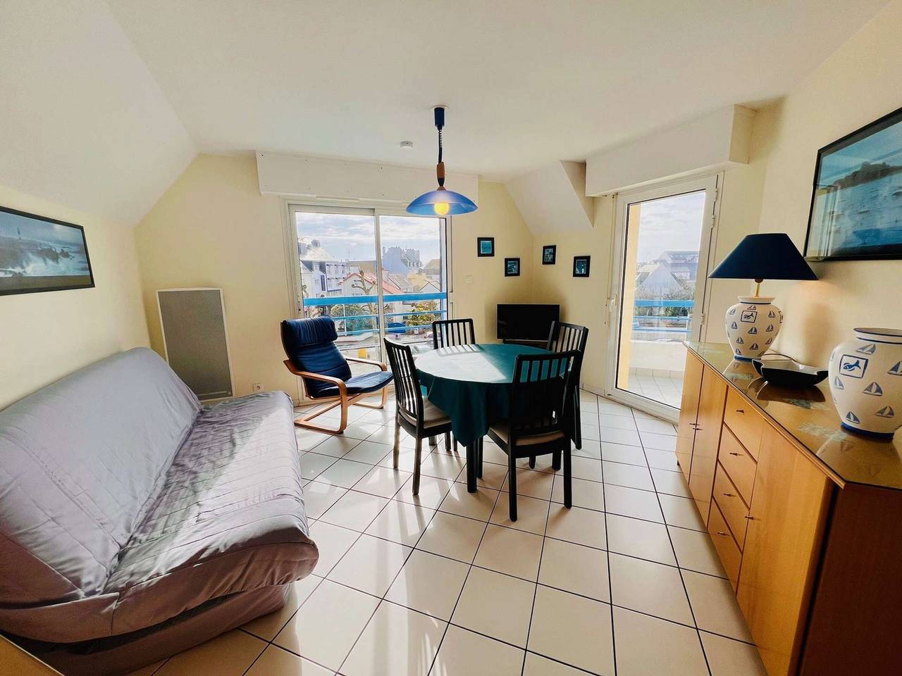 Apartamento entero, Apartamento de 3 piezas con terraza cerca de la playa, Quiberon in Quiberon, Côte des Mégalithes