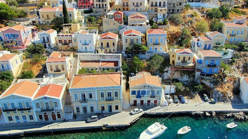 Location de vacances pour 6 personnes, avec vue et jardin dans Symi - 2