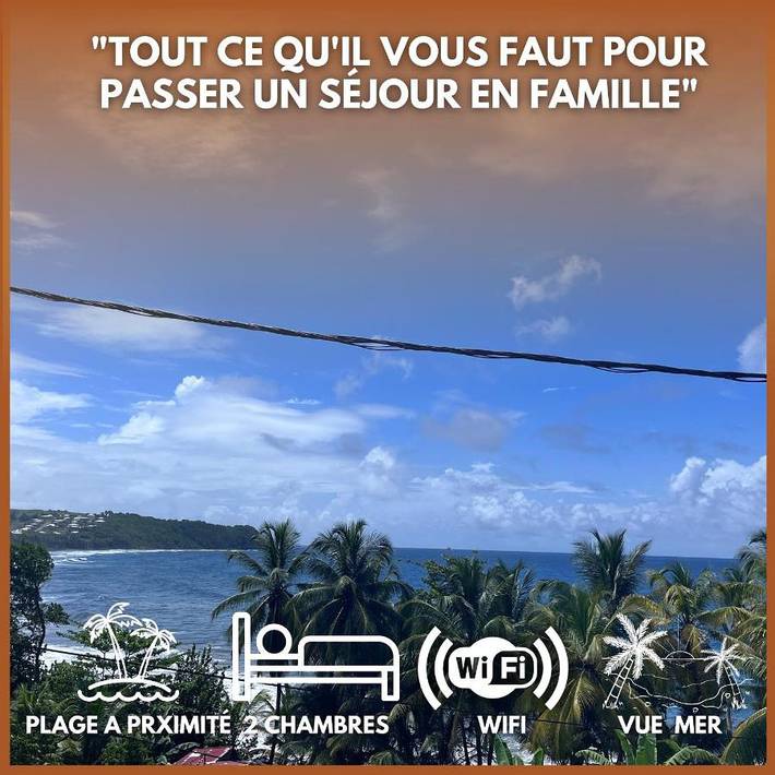 Appartement de vacances pour 4 personnes, avec vue et terrasse