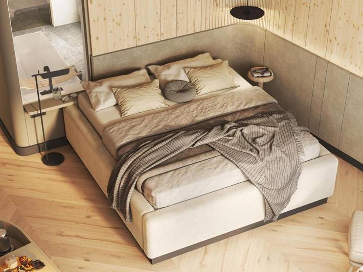 Bungalow für 2 Personen, mit Seeblick und Balkon sowie Ausblick in Baden-Württemberg - 3