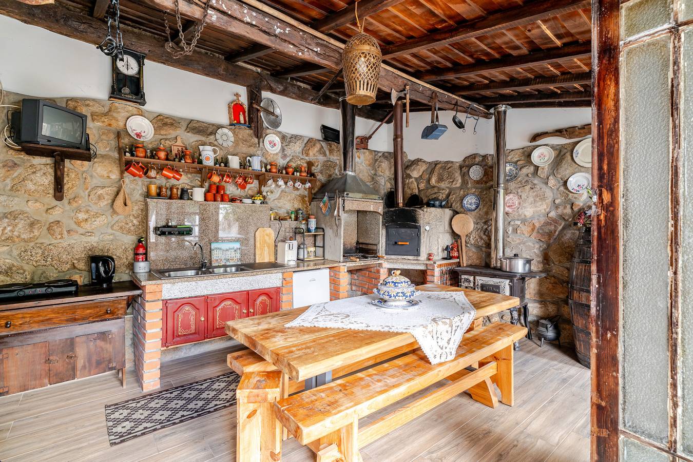 Ferienhaus 'Real De Cima' mit Bergblick, Wlan und Klimaanlage in Fervença, Braga Distrikt