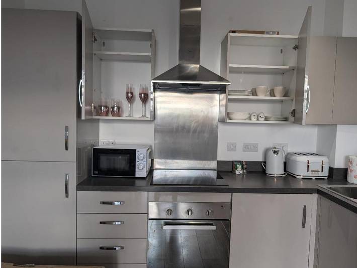 Apartamento vacacional entero, Apartamento de vacaciones para 4 personas con terraza in Warwickshire