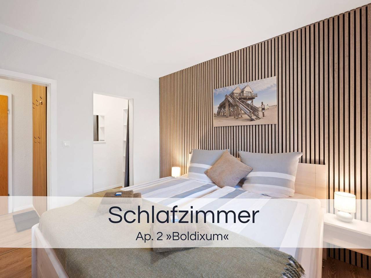 Ganze Ferienwohnung, Appartement 2 - Boldixum in St. Peter-Ording, Eiderstedt