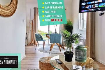 Gîte pour 4 personnes, avec terrasse à Bois-Jérôme-Saint-Ouen