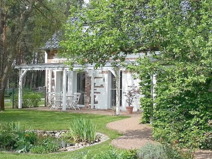 Ferienwohnung für 2 Personen, mit Balkon und Terrasse sowie Garten und Sauna in Vetschau