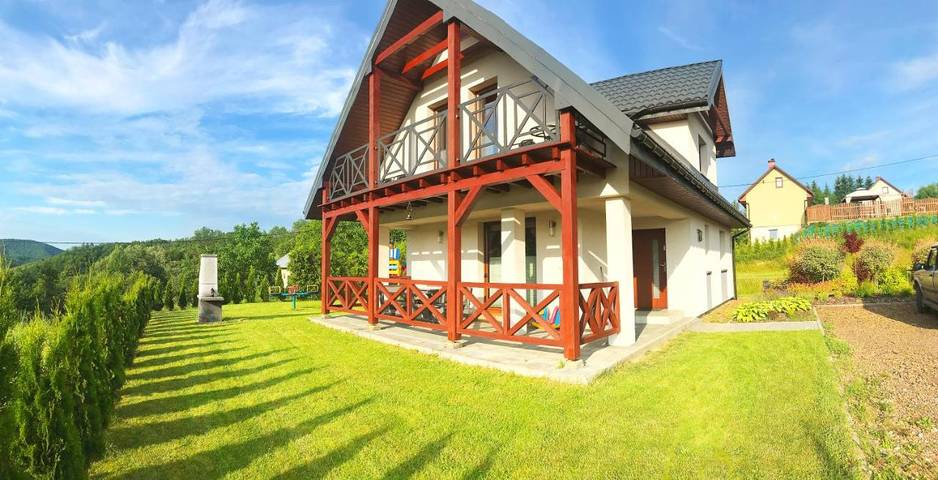 Domek letniskowy dla 10 osób, z ogród i widok w Myczków