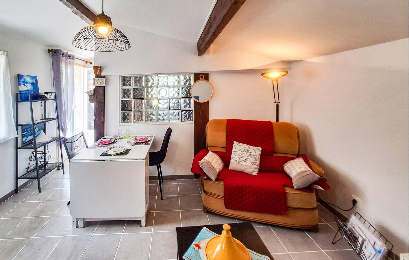 Charmant appartement avec jardin près de Saint-Vivien-de-Médoc et de Chez Dudu in Saint-Vivien-de-Médoc, Région de Lesparre-Médoc
