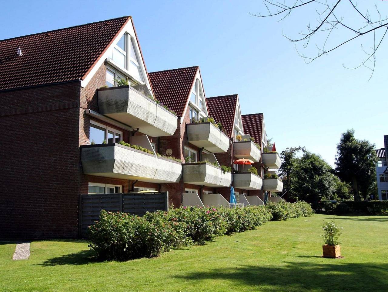 Ganze Ferienwohnung, Olhörnweg 1, Whg. 22 - Ferienwohnung mit 2- Zimmern auf ca. 50m² und einfacher Einrichtung, Meerblick in Wyk auf Föhr (Stadt), Wyk auf Föhr
