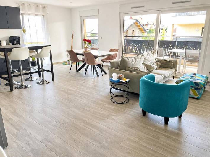Appartement de vacances pour 6 personnes, avec vue et balcon