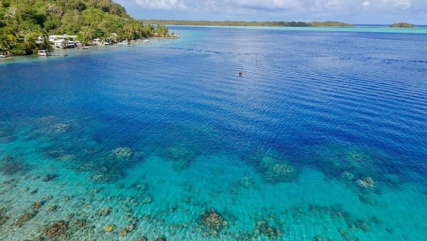 Maison de vacances pour 3 personnes, avec vue et jardin, animaux acceptés dans Bora Bora