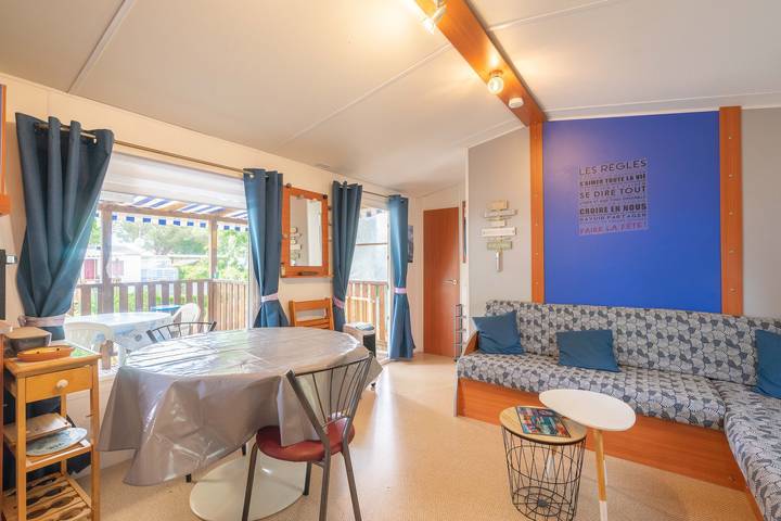 Mobil home pour 6 personnes, avec bassin pour enfant et jardin, animaux acceptés à La Tremblade - 4