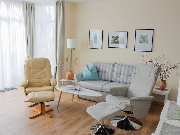 Ferienwohnung für 2 Personen, mit Seeblick und Terrasse in Waren (Müritz) - 4