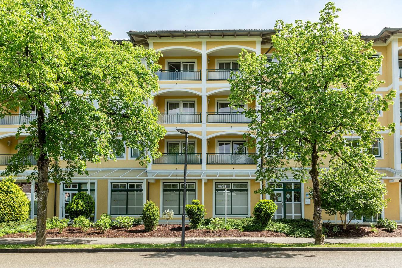Ganze Wohnung, Apartment 'Europa Residenz Thermennähe' mit Gemeinschaftsgarten, Balkon und Wlan in Bad Füssing, Bayerische Golf und Thermenland