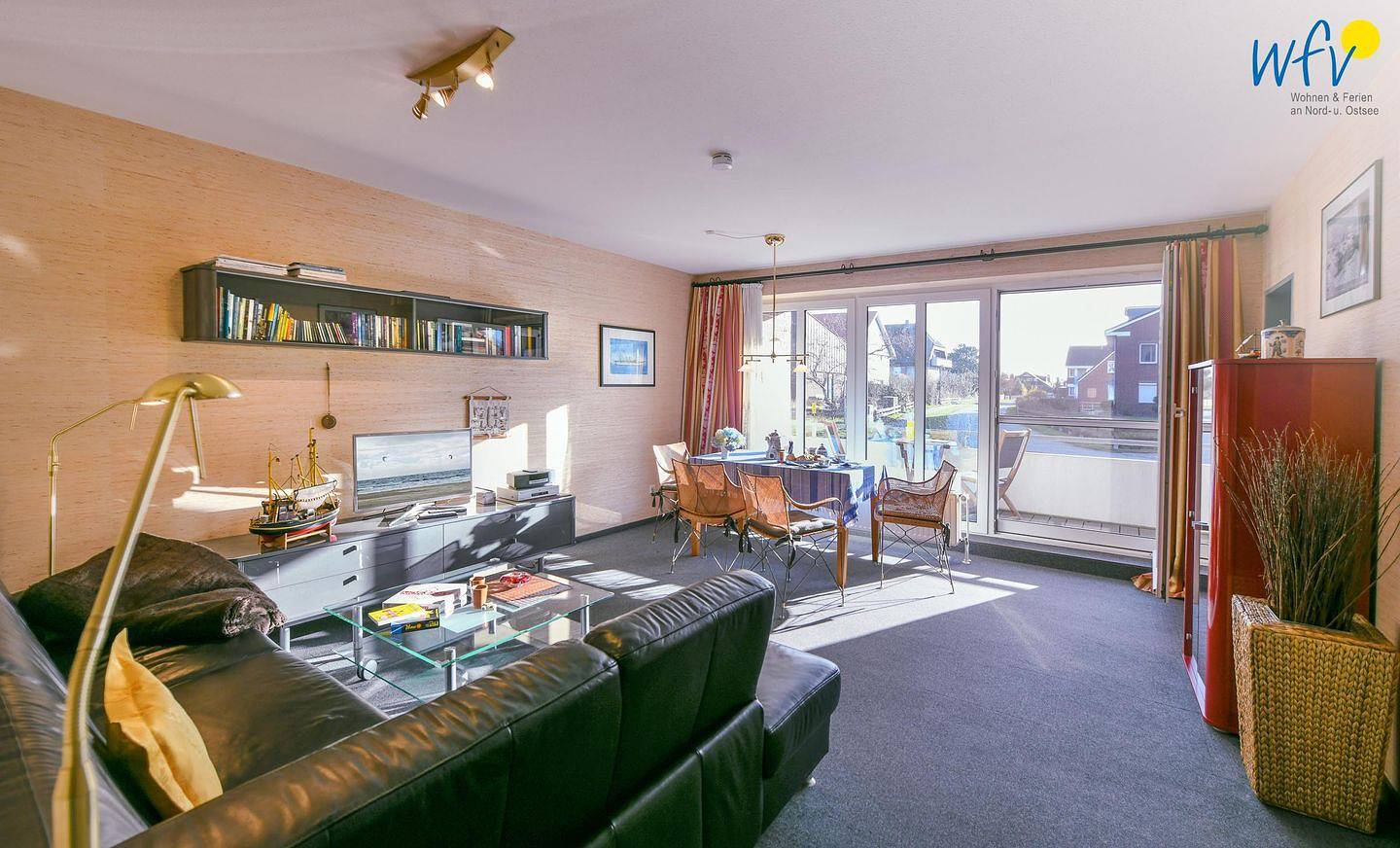 Ganze Wohnung, Ferienwohnung Herbst - mit Balkon, Wlan und separatem Schlafzimmer in Langeoog