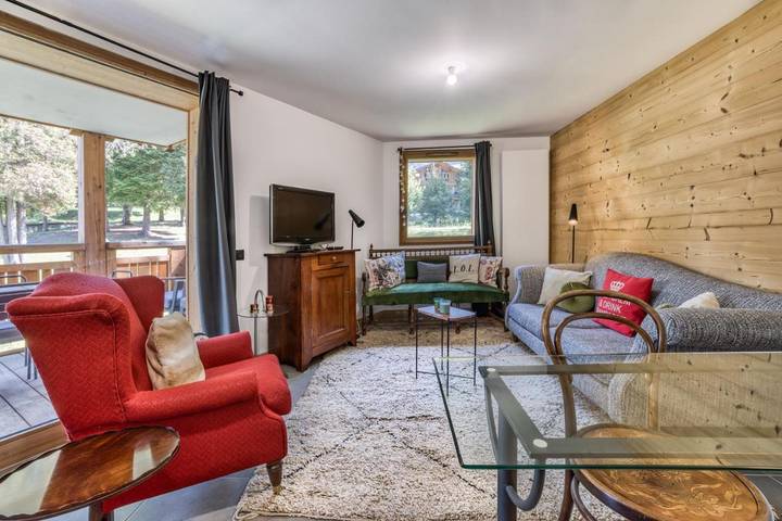 Gîte pour 3 personnes, avec balcon dans Office De Tourisme Des Houches