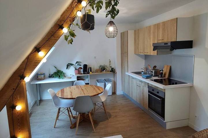 Appartement de vacances pour 2 personnes, avec jardin à Larmor-Plage