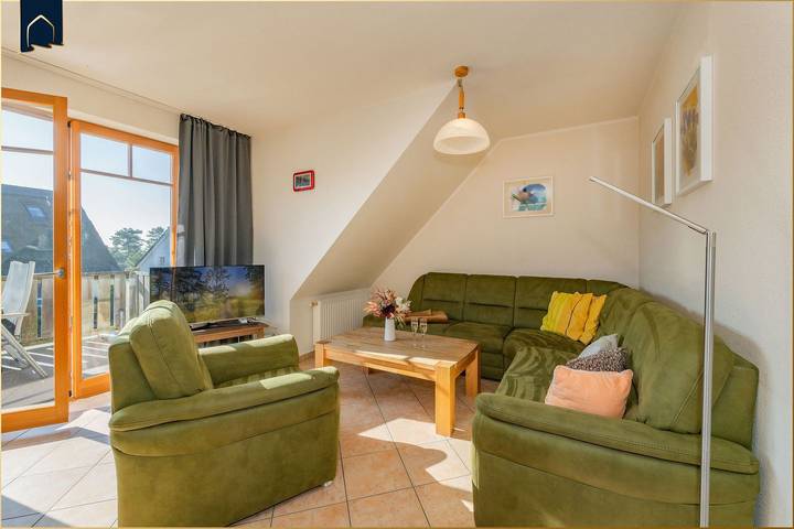 Ferienwohnung für 8 Personen, mit Garten und Seeblick sowie Sauna und Ausblick, mit Haustier in Loddin - 2