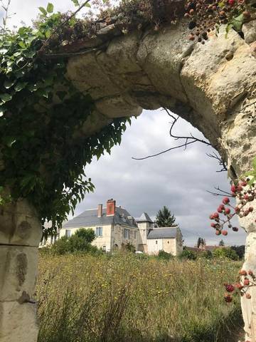 Maison d’hôte pour 3 personnes, avec vue et jardin à Saint-Aignan