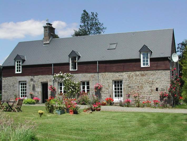 Cottage pour 6 personnes, avec jardin et vue à Coulouvray-Boisbenâtre