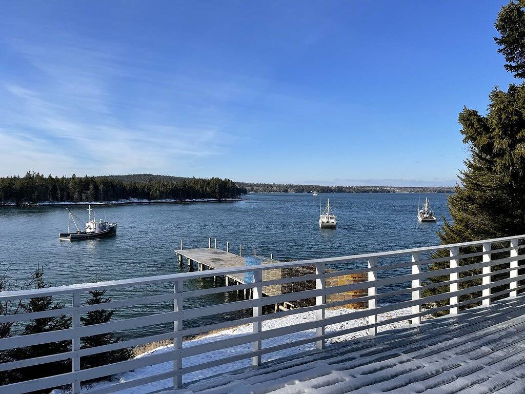 Oceanfront Retreat in Dyers Bay mit atemberaubenden Sonnenuntergängen in Washington County (Maine)