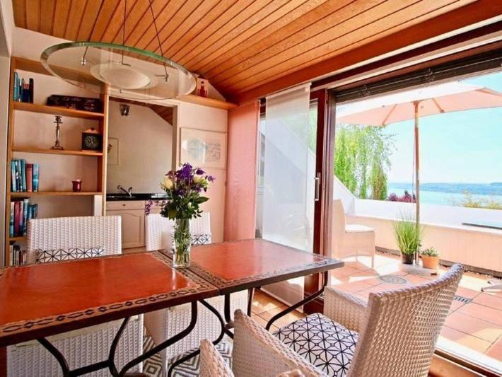 Ganze Wohnung, 3-Zimmer-Fewo mit herrlichem Seeblick in Überlingen, Region Bodensee-Oberschwaben