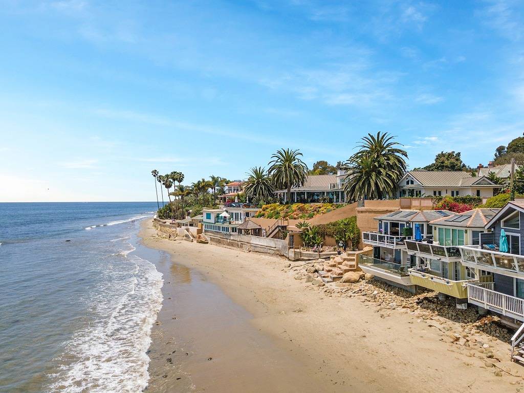 Beachfront Bungalow on Miramar Beach in Montecito, Santa Barbara County