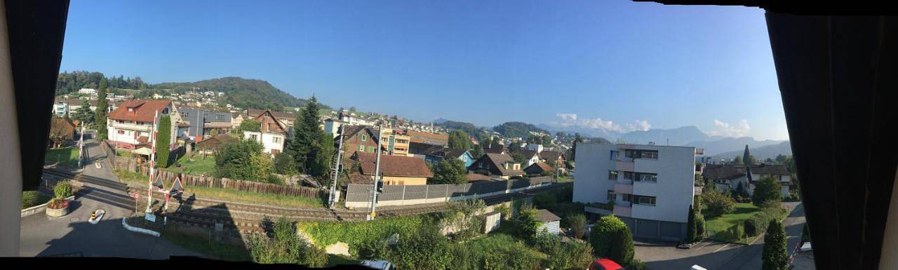Double Room with Mountain View in Kriens, Lac des Quatre-Cantons