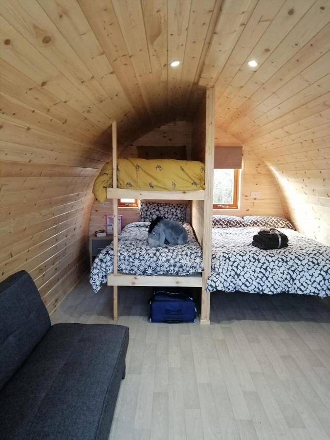 Glamping for 6 people, with Garden and View as well as Lake view in County Fermanagh