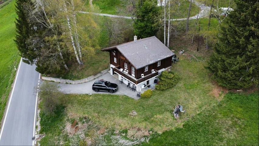 Ferienwohnung für 8 Personen, mit Balkon und Terrasse sowie Garten und Ausblick