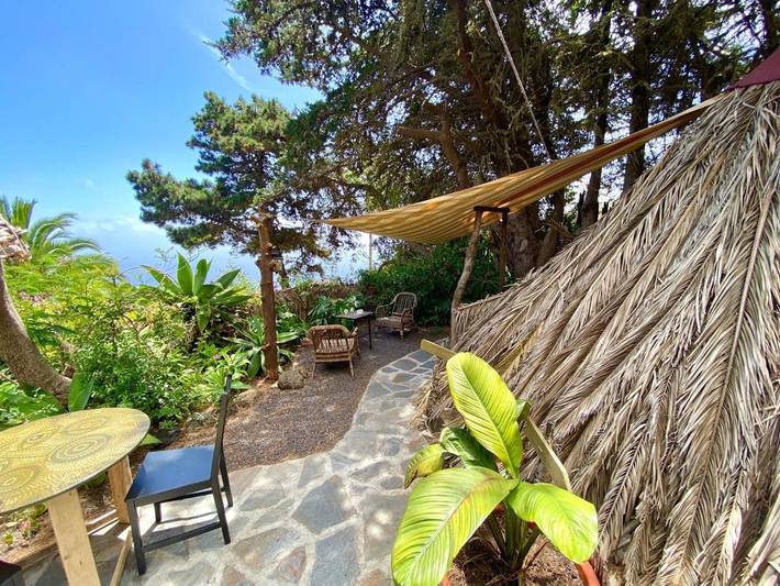 Tente pour 2 personnes, avec terrasse ainsi que jardin et vue aux Canaries - 2