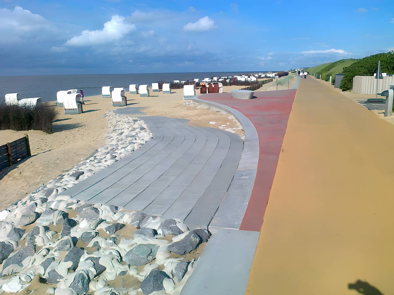 Ganze Wohnung, Apartment 'Kleine Auszeit - Hohe Lith' mit privater Terrasse, Balkon und Wlan in Duhnen, Cuxhaven