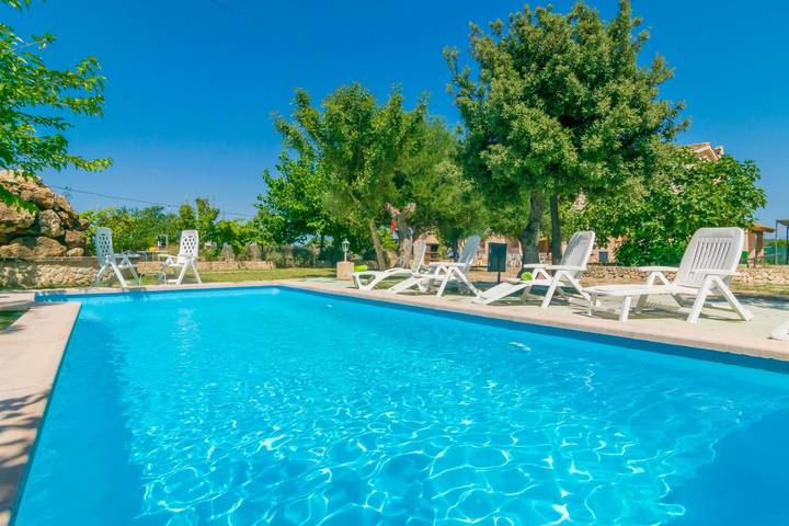 Finca für 12 Personen, mit Terrasse und Garten sowie Pool, mit Haustier in Montuïri - 2