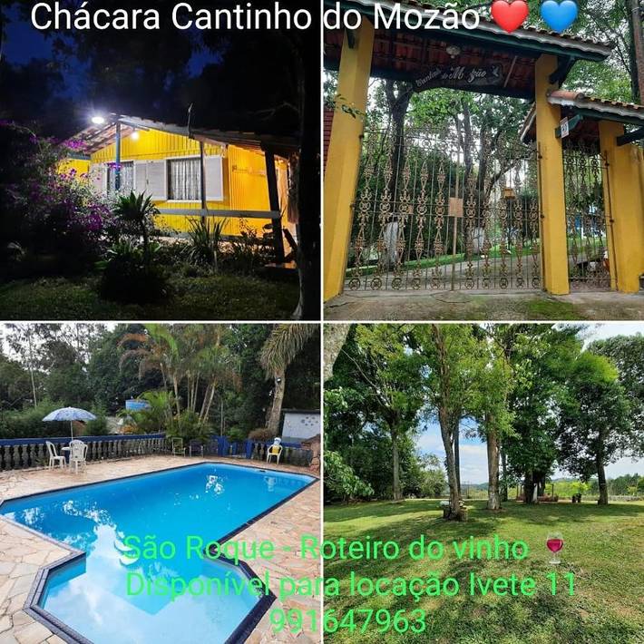 Casas e apartamentos de temporada para 10 pessoas, com piscina e jardim e ainda vista, adaptado a crianças em São Roque