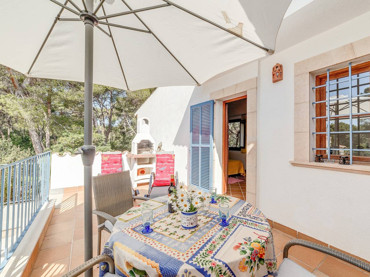 En un lugar tranquilo con terraza – Casa Es Romaní in Son Moll, Capdepera