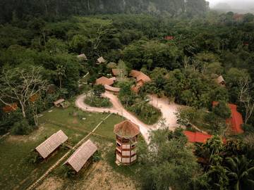 Station pour 3 personnes, avec jardin et vue dans Khao Sok