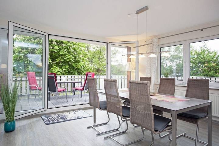 Vakantiewoning voor 6 personen, met balkon op Borkum