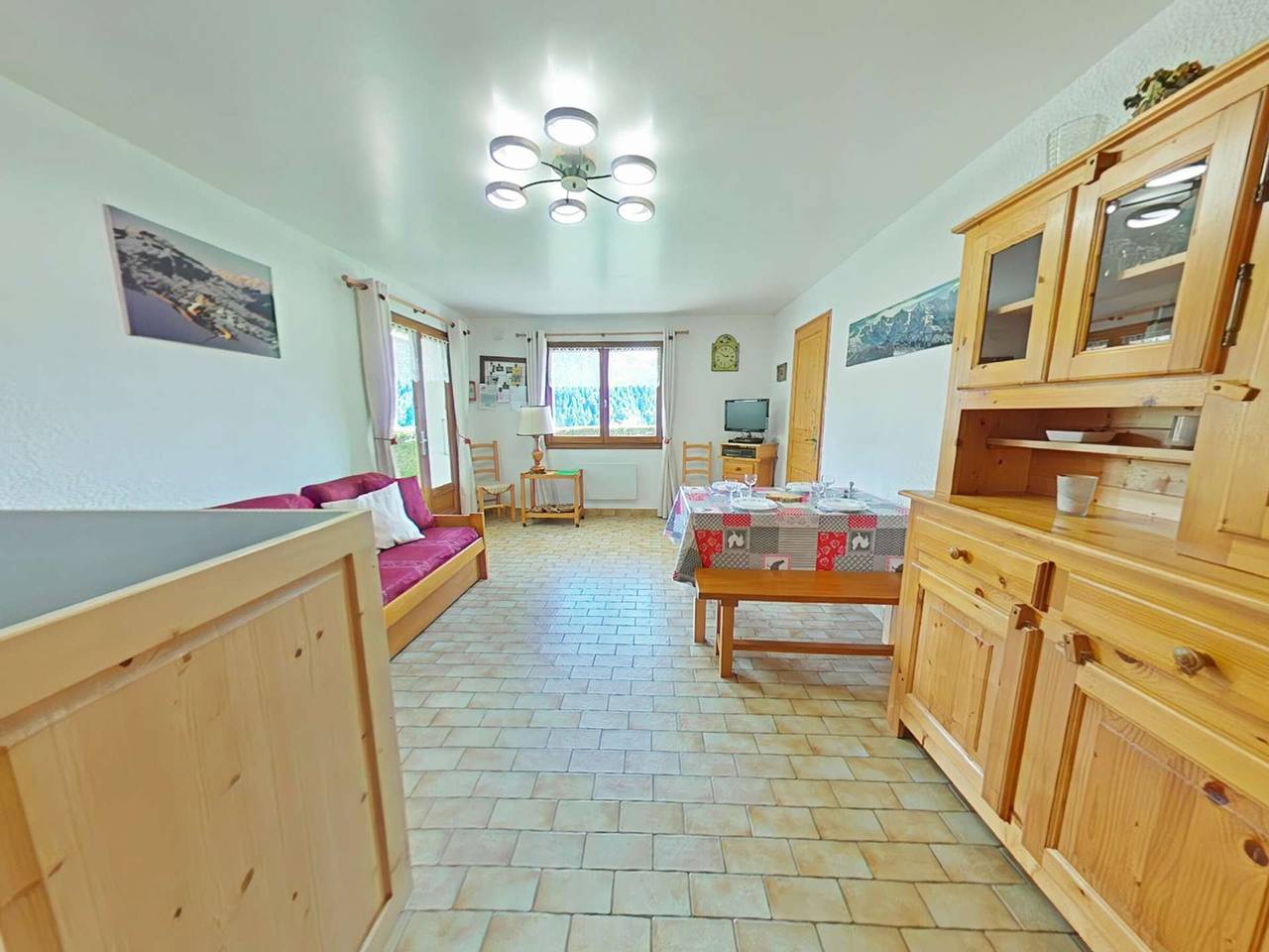 Apartamento entero, Apartamento de 3 habitaciones con garaje, 6 plazas en Grand-Bornand in Saint-Jean-de-Sixt, Región de Annecy