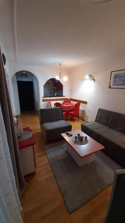 Appartement de vacances pour 4 personnes, avec sauna ainsi que terrasse et vue