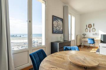 Gîte pour 6 personnes, avec vue et balcon dans Nausicaá Centre National de la Mer