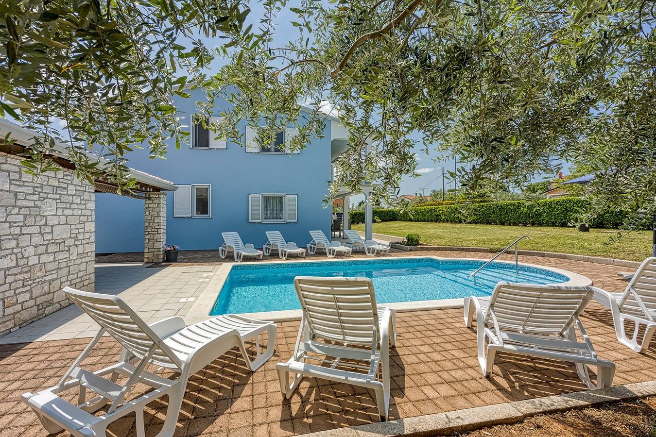 Villa Martina mit privatem Pool in Kaštel (Plovanija), Buje