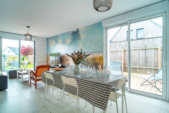 Gîte pour 4 personnes, avec jacuzzi ainsi que terrasse et jardin, animaux acceptés à Locmariaquer - 4