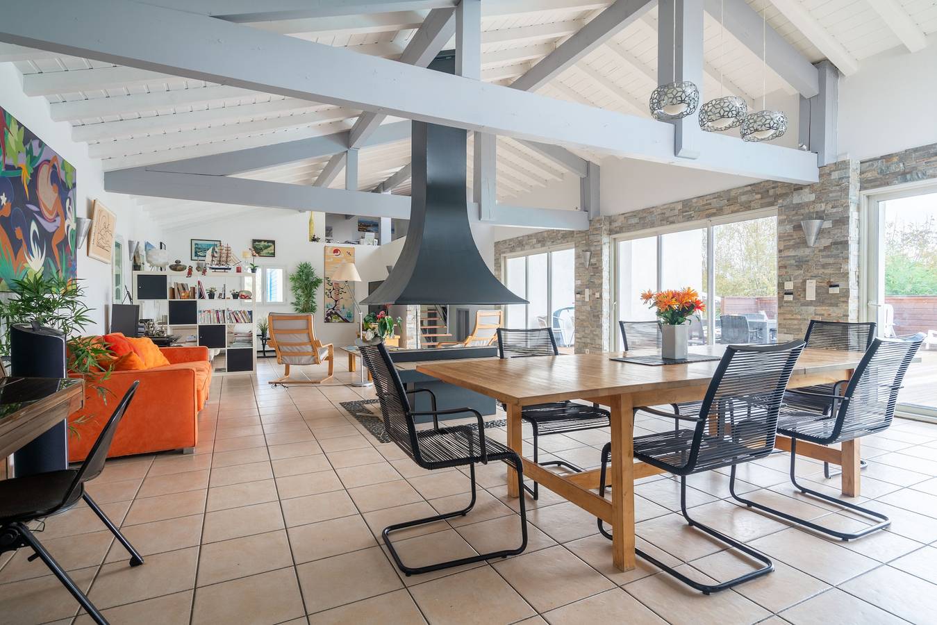 Maison de vacances avec piscine pour groupe in Bidart, Bayonne region