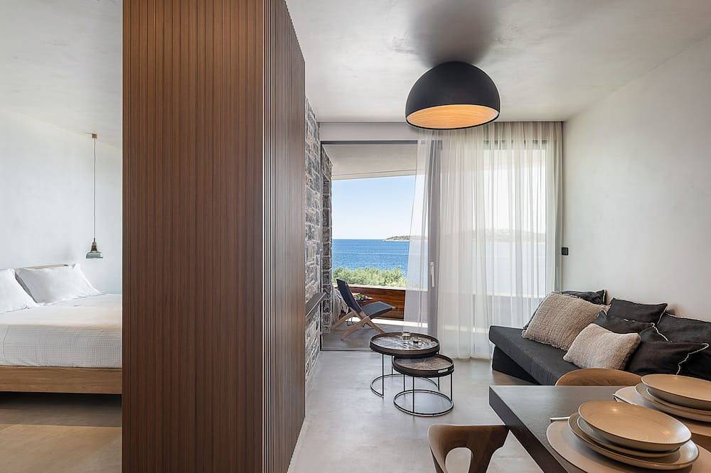 Appartement entier, Luxury Seaside Suite, Seannamon 2 in Plage d'Almyros (Agios Nikolaos), Crète du Nord