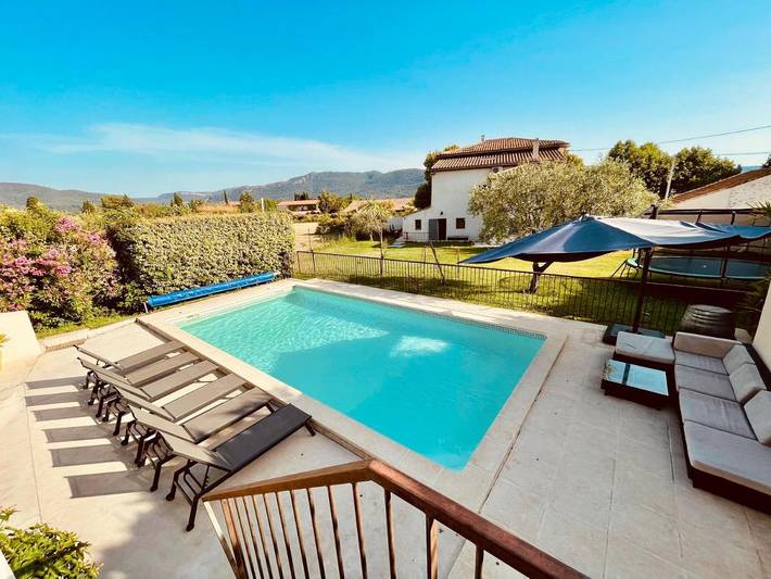 Villa pour 8 personnes, avec jardin ainsi que piscine et vue à Aubagne
